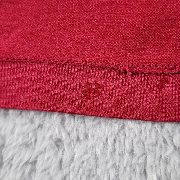 Lululemon Tank Top Womens Sz 8 Magenta Racerback Seamless Athletic Yoga Gym - Picture 3 of 13